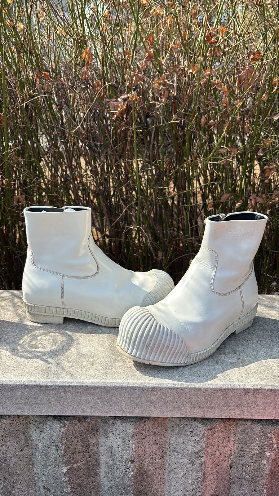 Raf Simons Raf Simons Calvin Klein Fireman Rubber Toe Boots Size US 8.5 / IT 38.5 - 2 Thumbnail
