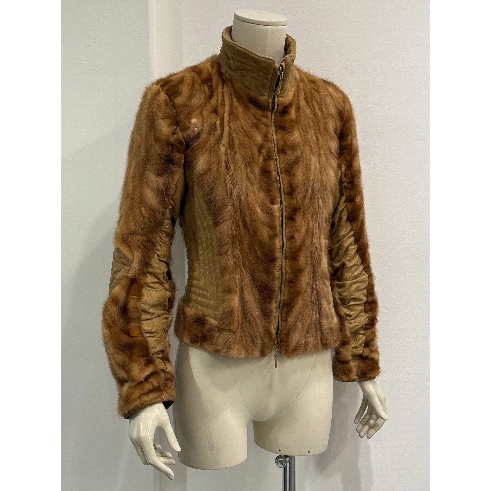 Roberto Cavalli Roberto Cavalli mink fur leather jacket Size S / US 4 / IT 40 - 3 Thumbnail