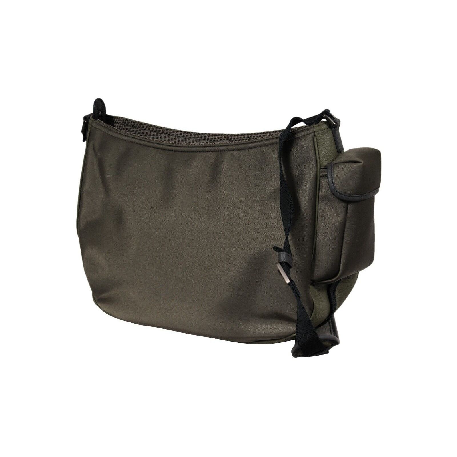 Dior × Sacai Saddle Messenger Bag Olive Green Navy Blue Leather Size ONE SIZE - 12 Thumbnail