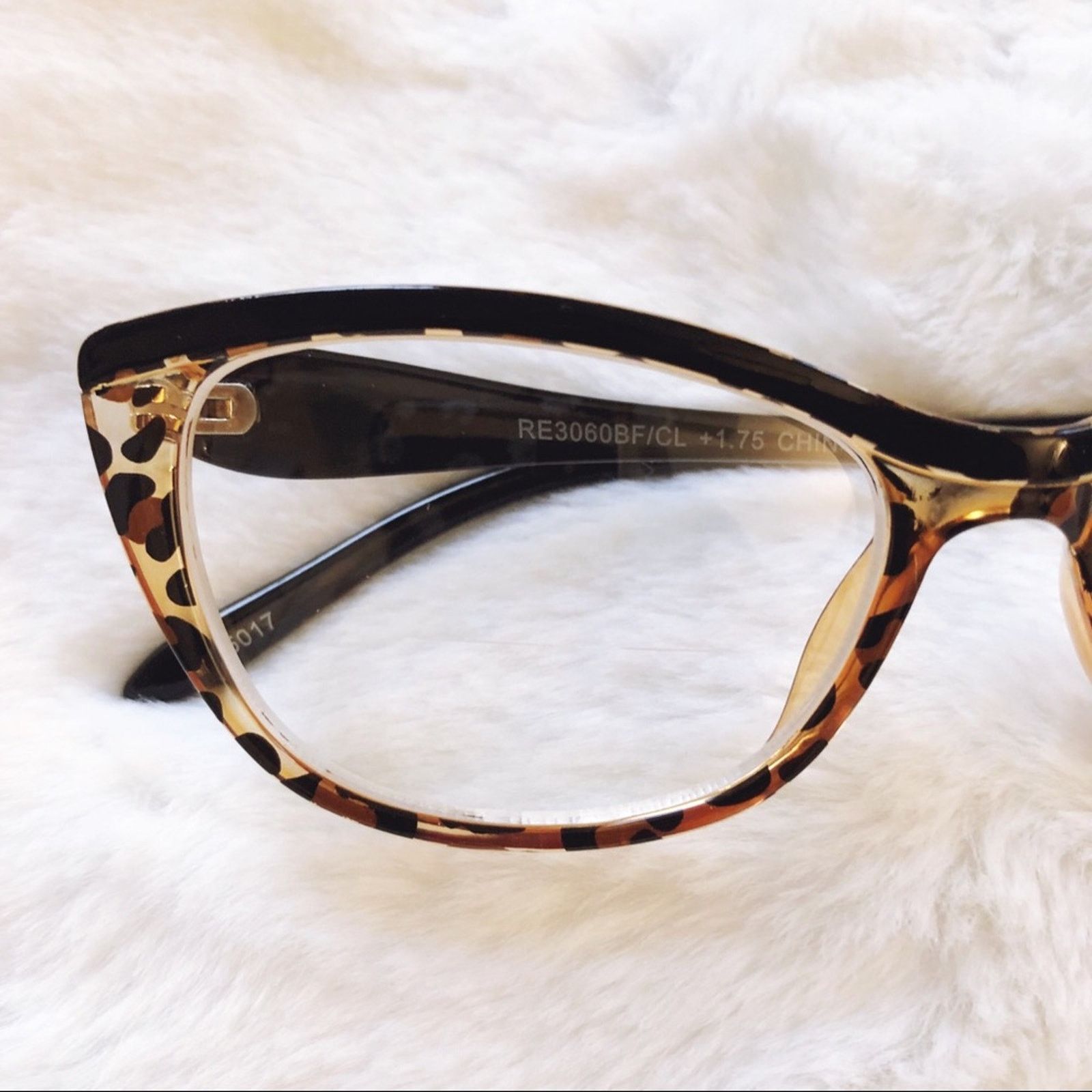 Other Bailey Cheetah Cat Eye Bi-Focal Reader Glasses Size ONE SIZE - 3 Thumbnail