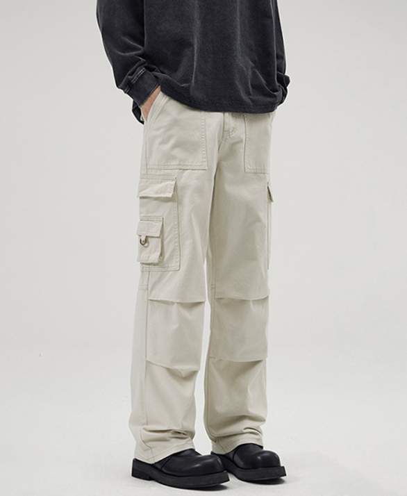 Japanese Brand × Jean Washed vintage multi-pocket baggy cargo jeans Size US 32 / EU 48 - 3 Thumbnail