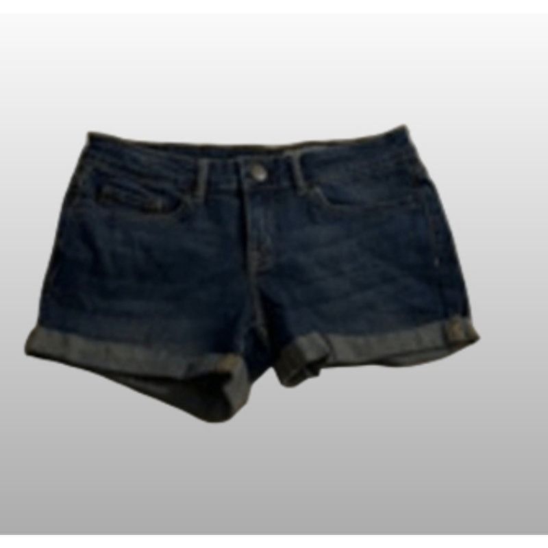 Aeropostale Aeropostale Denim Shorts Cuffed Y2K Mid Rise Size 4 Size 27" / US 4 / IT 40 - 2 Thumbnail