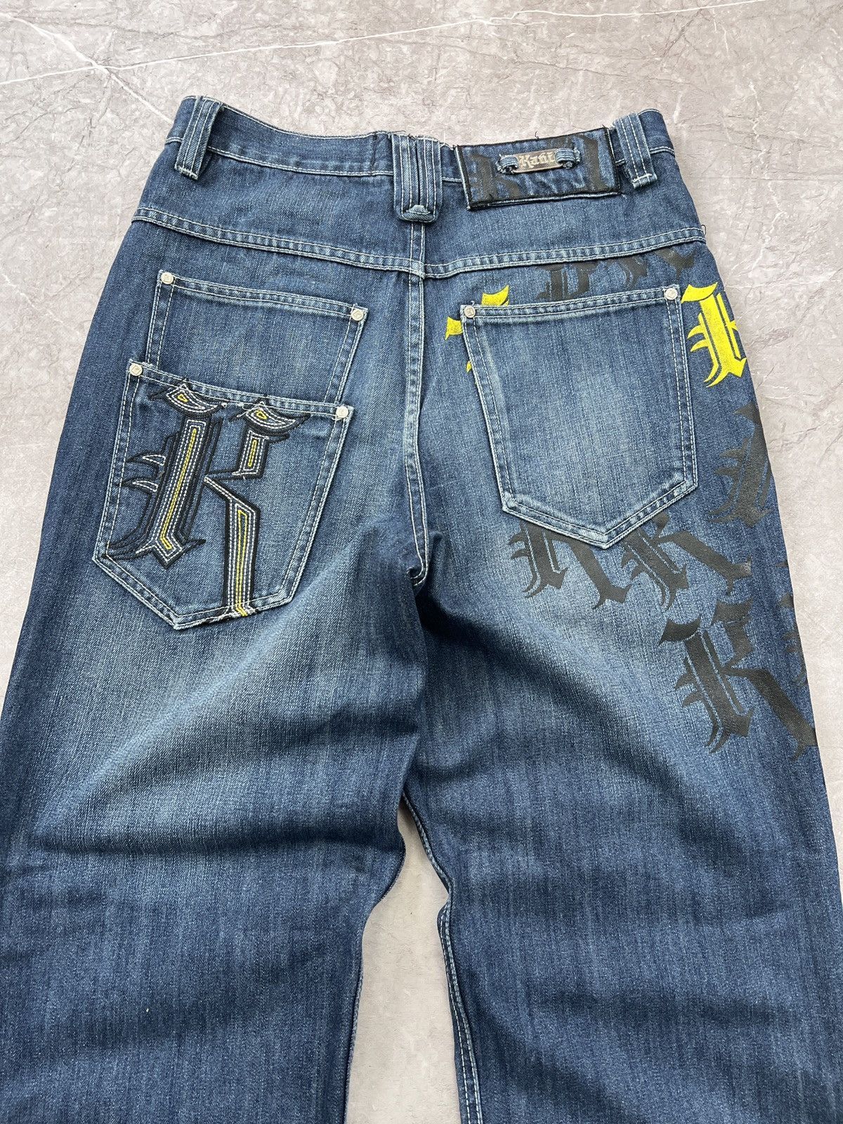 Karl Kani Vintage baggy Karl Kani wide leg pants jeans y2k Size US 30 / EU 46 - 9 Thumbnail