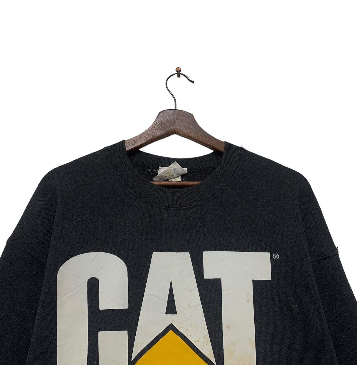 Vintage Vintage 90s CAT SOS ENTERPRISE Racing Sweatshirt Size US L / EU 52-54 / 3 - 3 Thumbnail