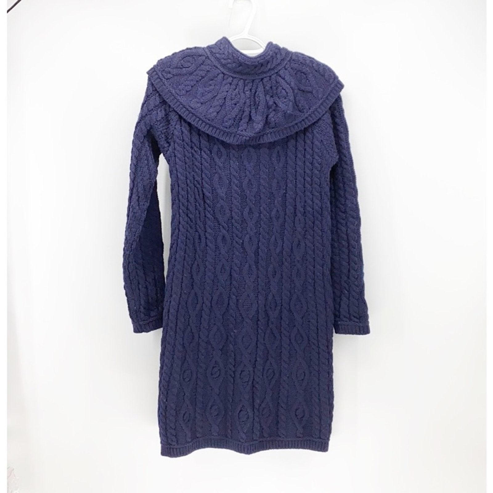 Aran Crafts Aran Crafts Ireland 100% Wool cable knit hooded sweater XS Size XS / US 0-2 / IT 36-38 - 2 Thumbnail