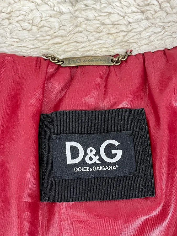 Dolce & Gabbana AW2008 Dolce & Gabbana White & Red British Fur Hooded Puffer Jacket Size US M / EU 48-50 / 2 - 13 Thumbnail