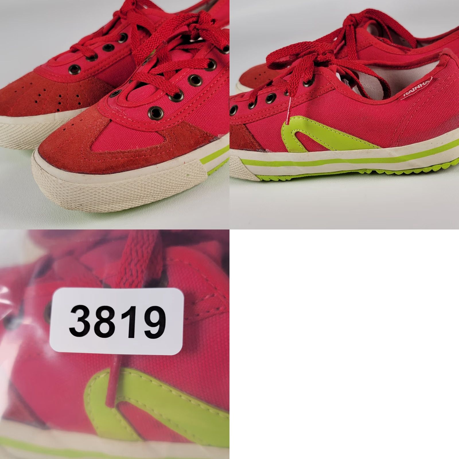 Vintage Rainha Sneakers Women's Capoeira Size37 Pink Lace Up Athletic Shoes Size US 7 / IT 37 - 9 Thumbnail