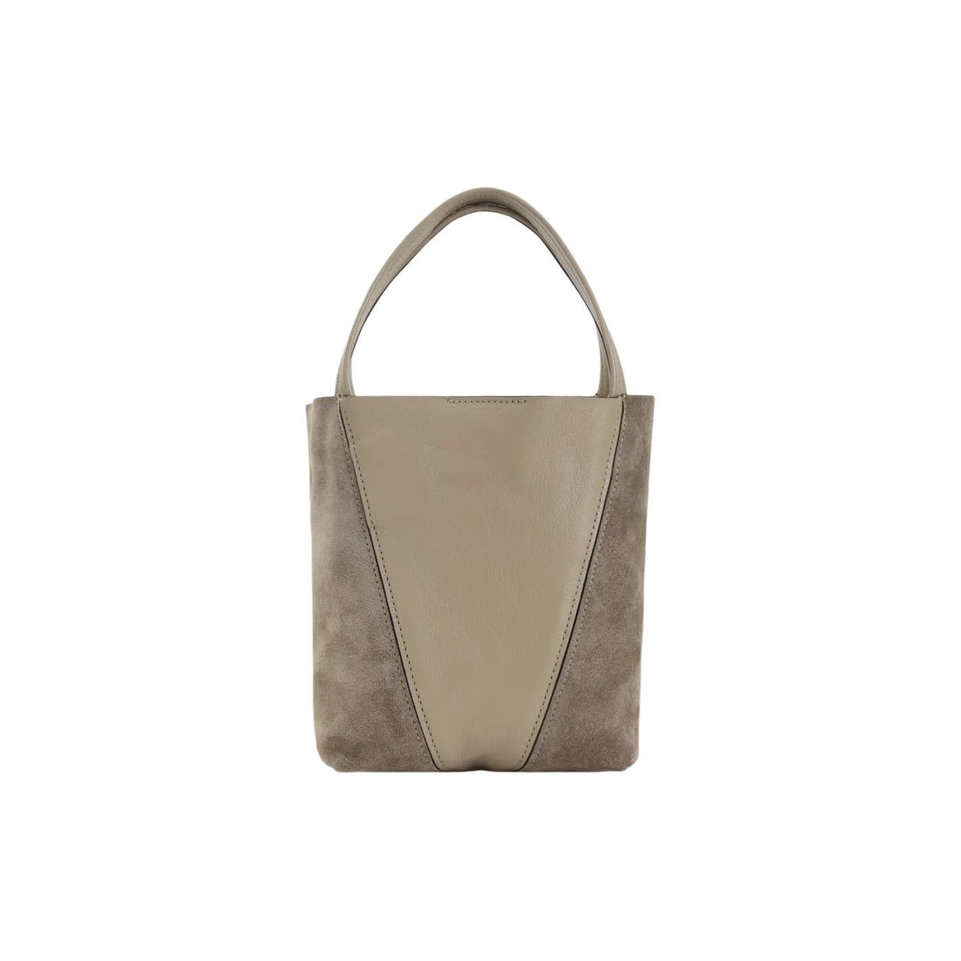Chloe Chloe Small Spin Boyish Brown Grained Leather/Suede Tote Bag Size ONE SIZE - 2 Thumbnail