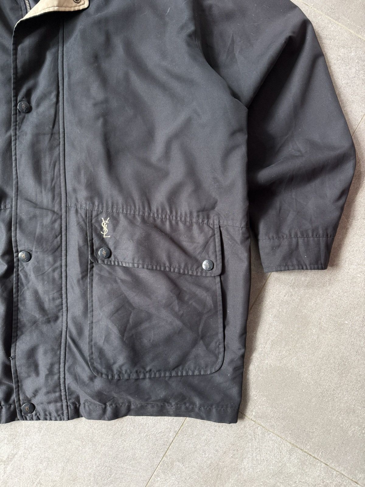 Yves Saint Laurent Vintage Yves Saint Laurent Jacket YSL Jacket Size US L / EU 52-54 / 3 - 3 Thumbnail
