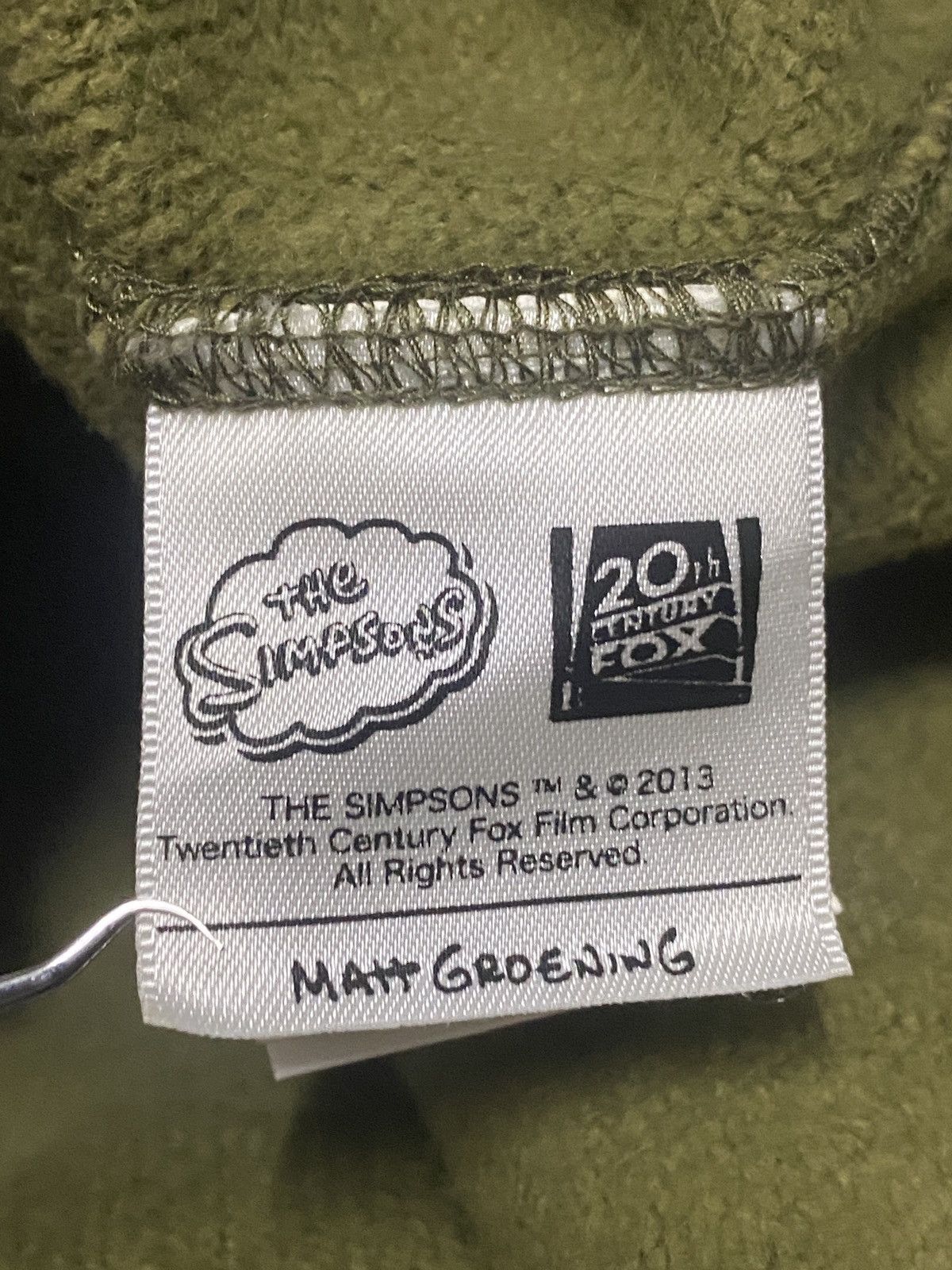 Bape RARE - BAPE X THE SIMPSONES GREEN CAMO FULL ZIP HOODIE Size US XL / EU 56 / 4 - 9 Thumbnail