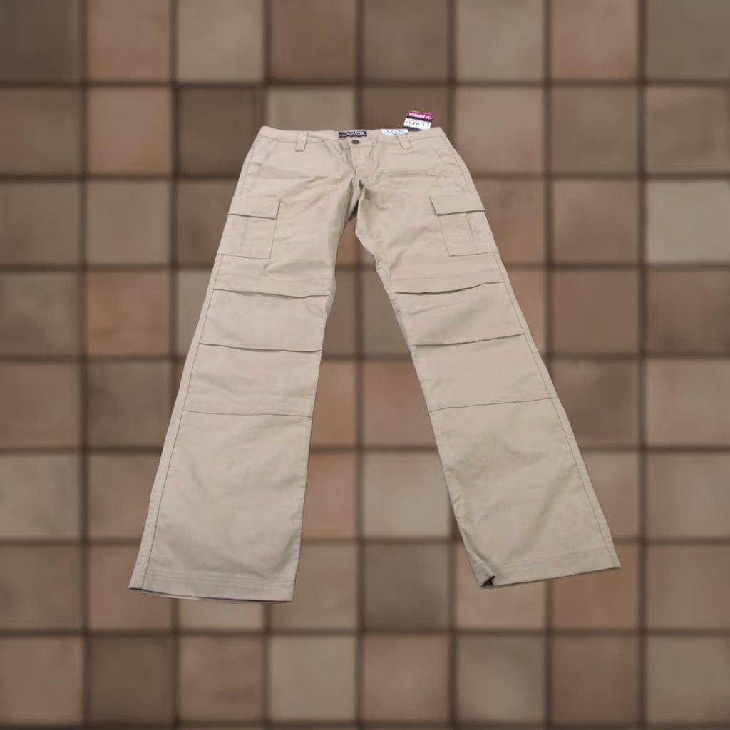 Vintage LAPG Pants Women 12 Tall Cargo Utility Work Stretch Ops Tactical Tech Gear Beige NEW Size 25" / US 0 / IT 36 - 1 Thumbnail