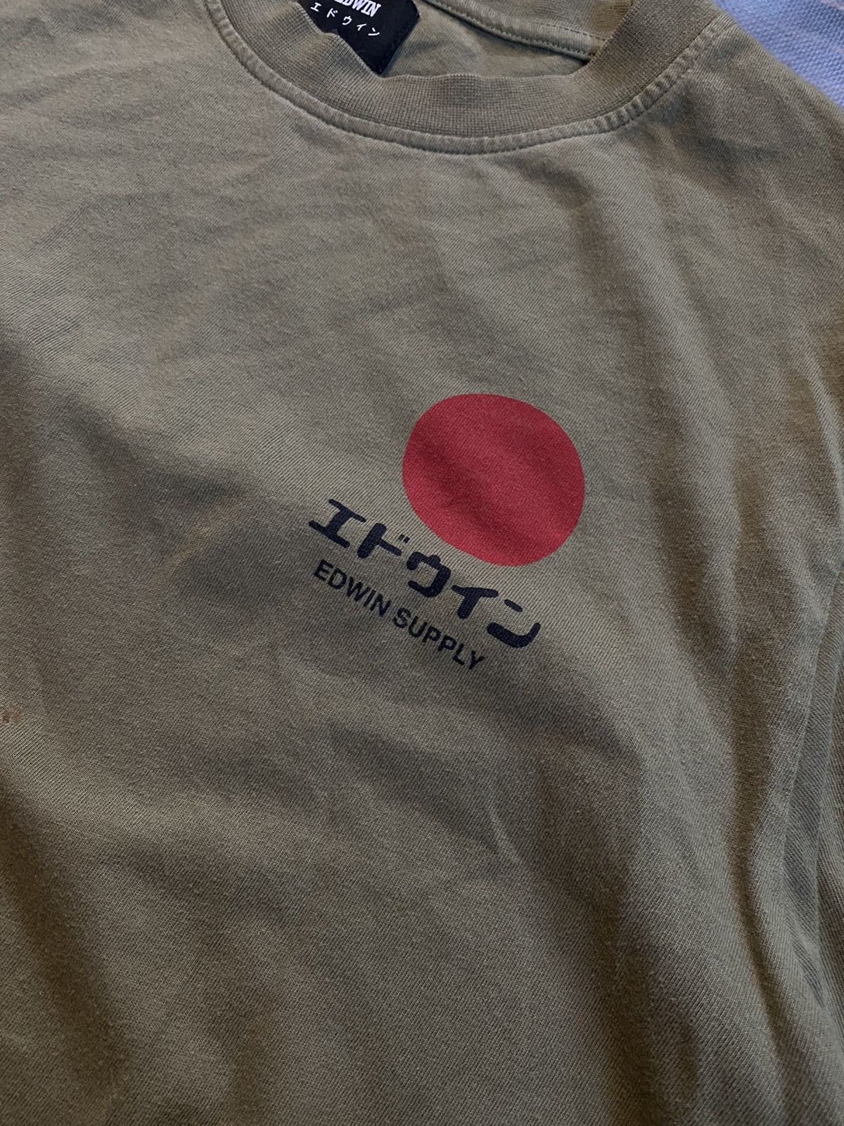Edwin × Japanese Brand ⚡️EDWIN JAPAN FLAG TEE Size US M / EU 48-50 / 2 - 3 Thumbnail