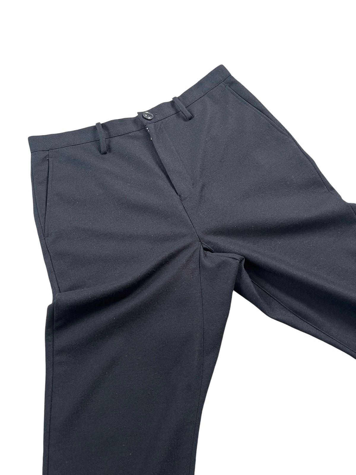 Maison MIHARA YASUHIRO Miharayasuhiro Drop Crotch Wool Cropped Pants Size US 32 / EU 48 - 4 Thumbnail