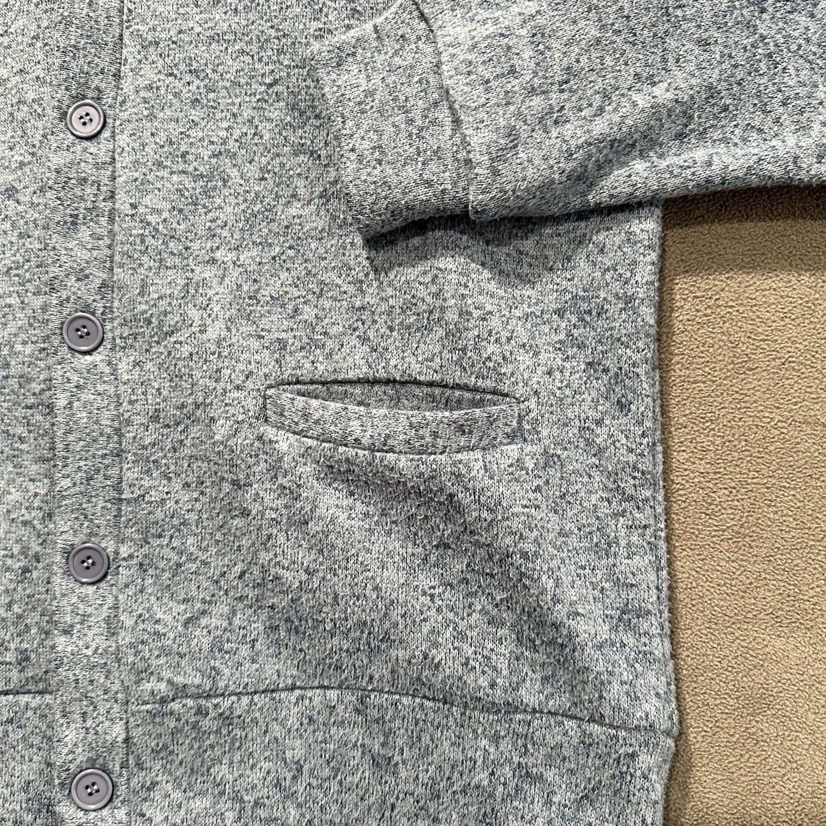 Haband VINTAGE Haband Cardigan Sweater Blue V-Neck Pocket Cozy Grandpa Core Mens Medium 90s Classic Size US M / EU 48-50 / 2 - 4 Thumbnail