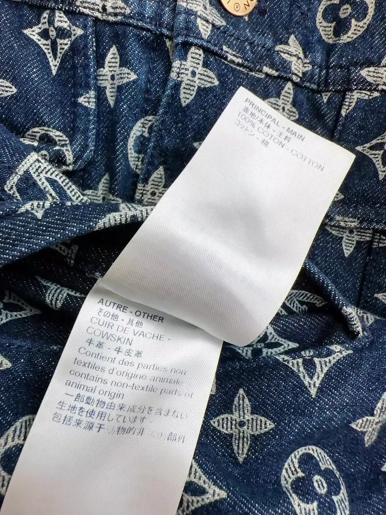 Louis Vuitton Louis Vuitton Blue Logo Denim Jacket-2506 Size L / US 10 / IT 46 - 8 Thumbnail