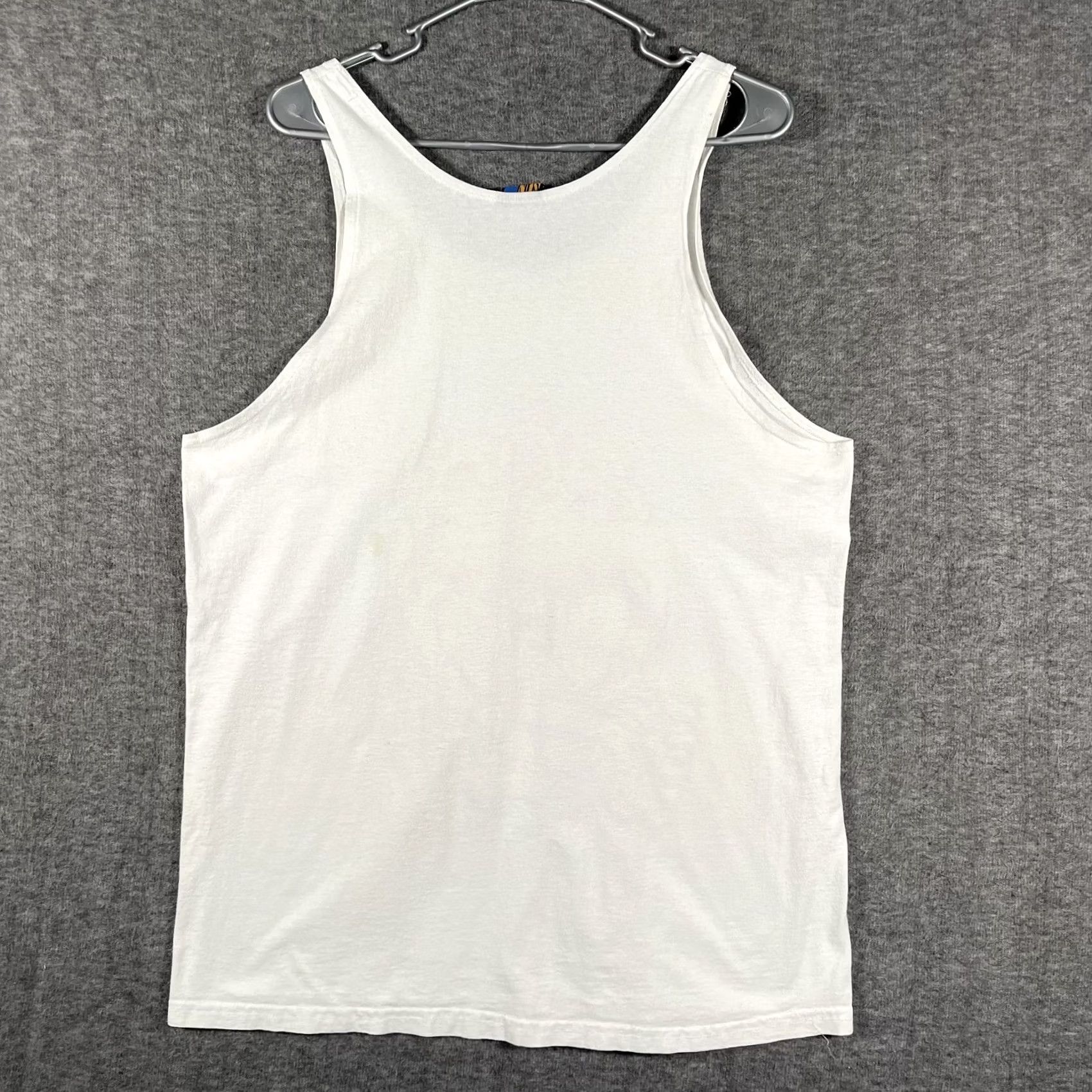 Sunray Sportswear VINTAGE Sun Sportswear Shirt Mens L Looney Tunes Muscle Beach Bugs Taz 1995 White Cotton Sleeveless Graphic Print Beach Surf Size US L / EU 52-54 / 3 - 2 Thumbnail
