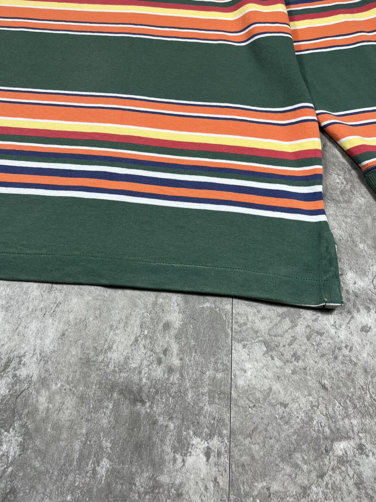 Polo Ralph Lauren Polo Ralph Lauren Multi-Color Striped Long Sleeve Rugby XXXL Size US XXL / EU 58 / 5 - 14 Thumbnail
