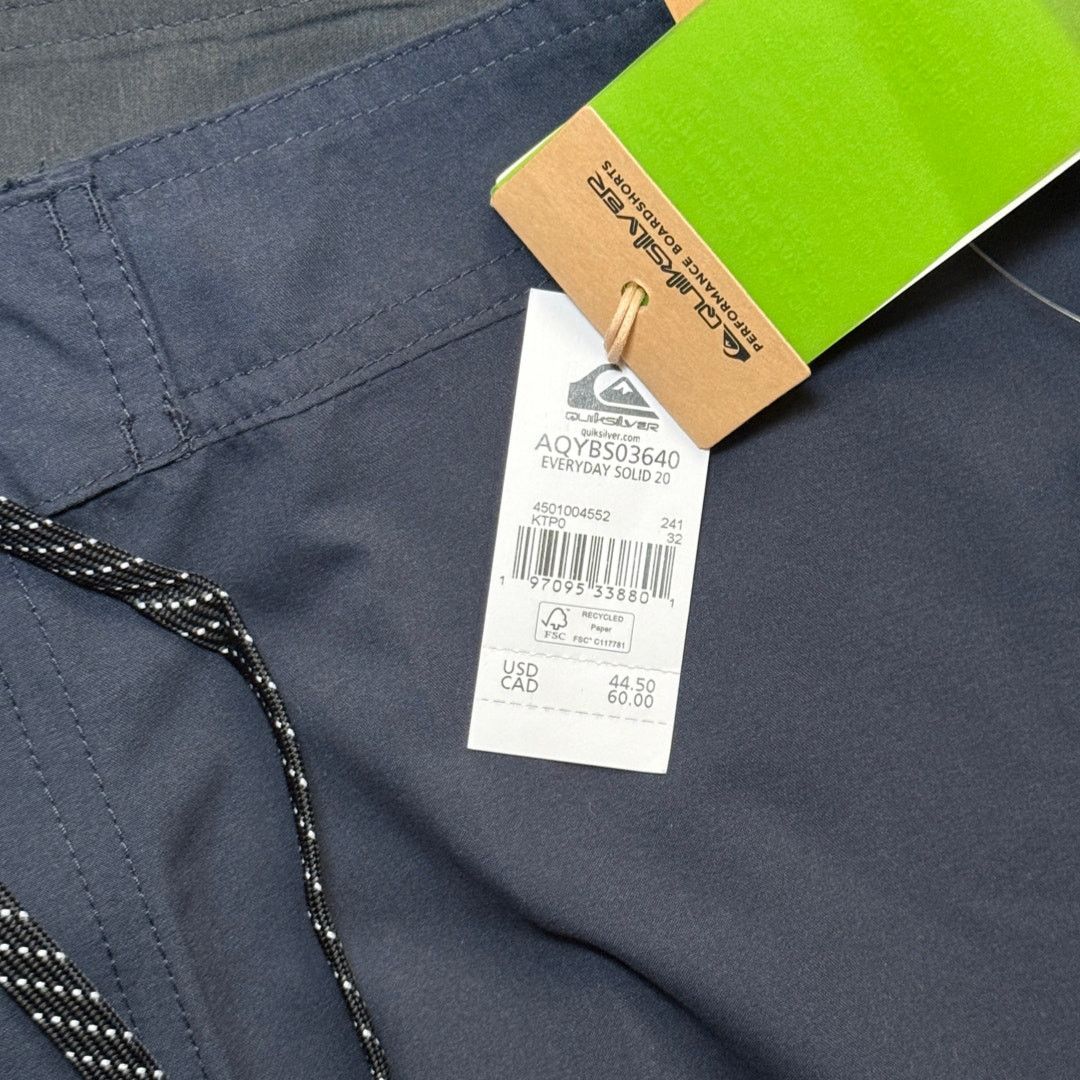 Quiksilver Quiksilver Everyday Solid 20" Board Shorts Navy Size 32 Size US 32 / EU 48 - 6 Thumbnail