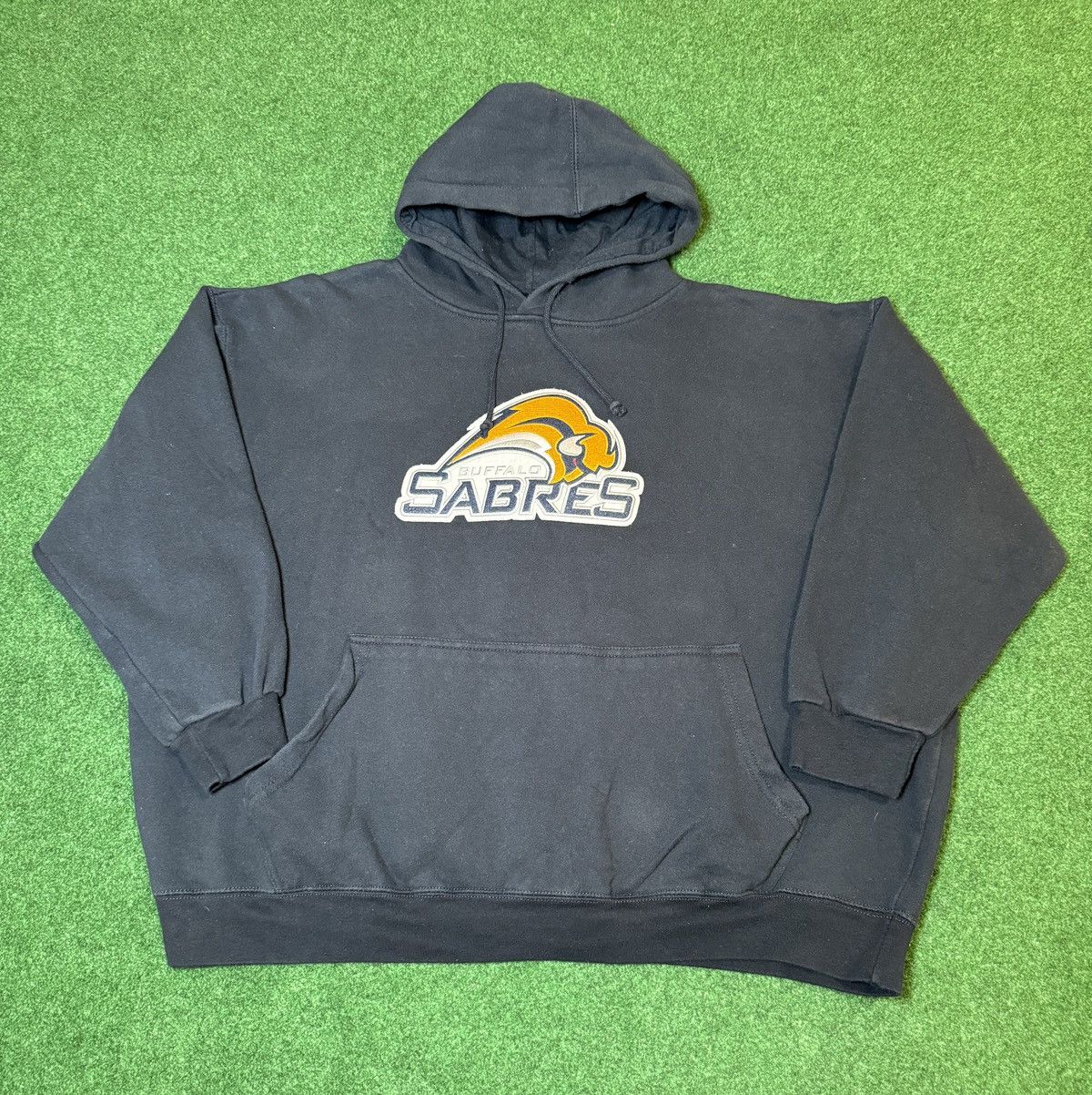 Majestic × NHL Vintage Y2K Buffalo Sabres Hockey Boxy NHL Majestic Hoodie Size US M / EU 48-50 / 2 - 1 Thumbnail