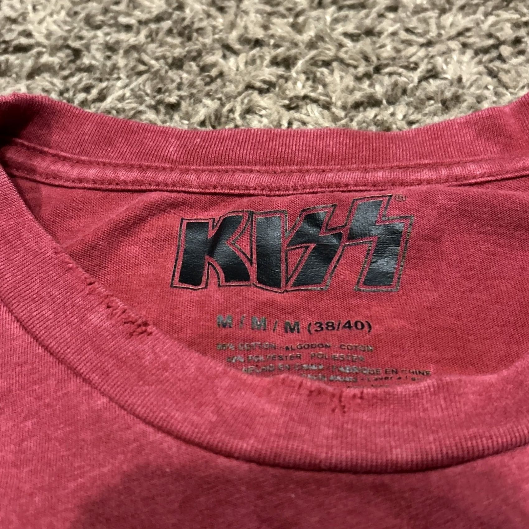 Vintage VINTAGE KISS Destroyer Album Shirt Red M T-Shirt Men Rock Hard Rock Metal Band Size M Size US M / EU 48-50 / 2 - 3 Thumbnail