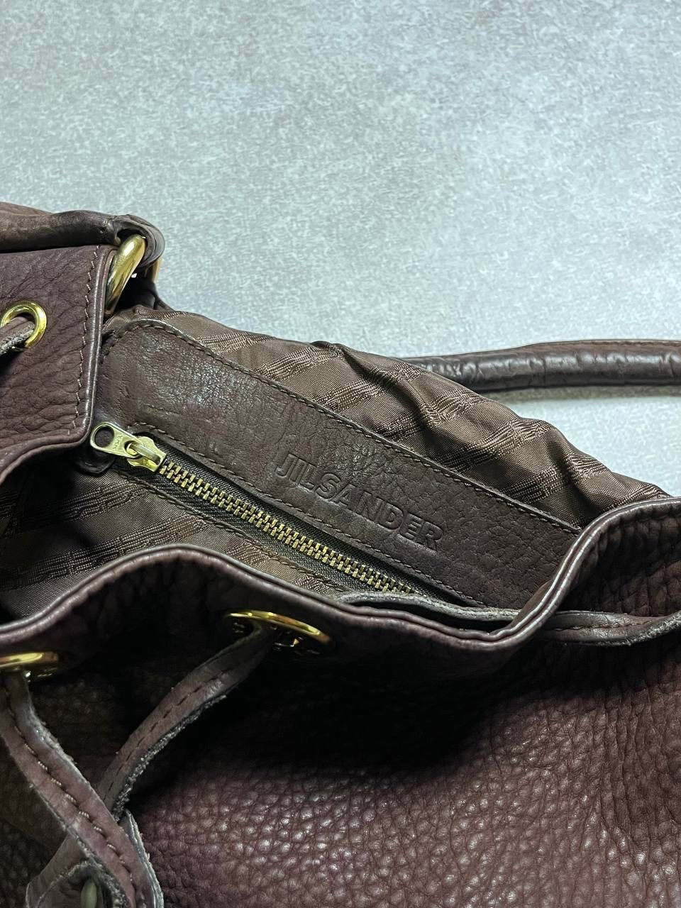 Jil Sander Vintage Jil Sander Genuine Leather Shoulder Bag Os Size ONE SIZE - 6 Thumbnail