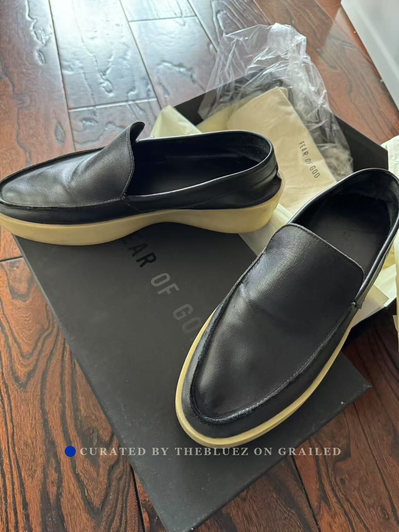 Fear of God Fear Of God The Eternal Dress leather loafers mule