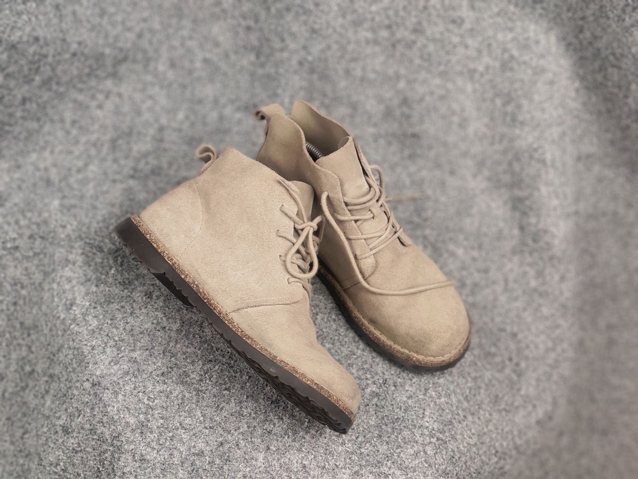Birkenstock Birkenstock Uppsala Mid Boots suede leather taupe Lace Shoes Size US 10 / EU 43 - 25 Thumbnail