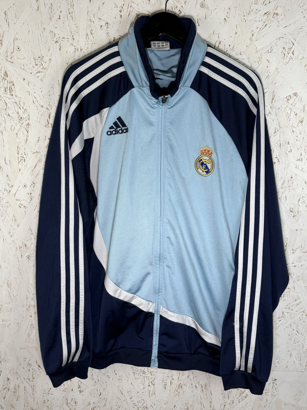 Adidas Adidas Real Madrid 2007/08 Tracksuit Track Jacket Blue XL Size US XL / EU 56 / 4 - 1 Thumbnail