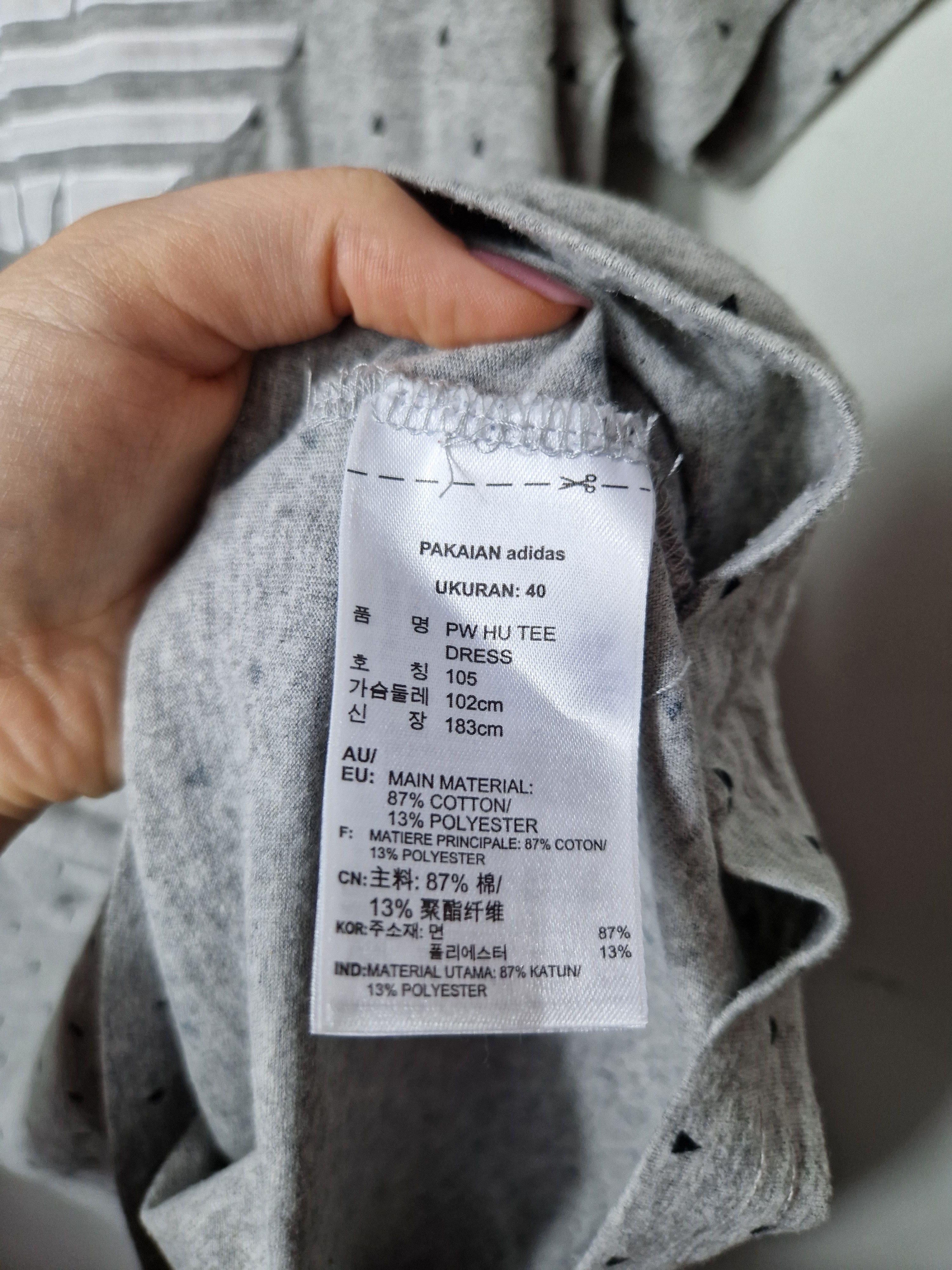 Adidas × Pharrell Adidas x Pharrell Williams big logo tee Size US M / EU 48-50 / 2 - 5 Thumbnail