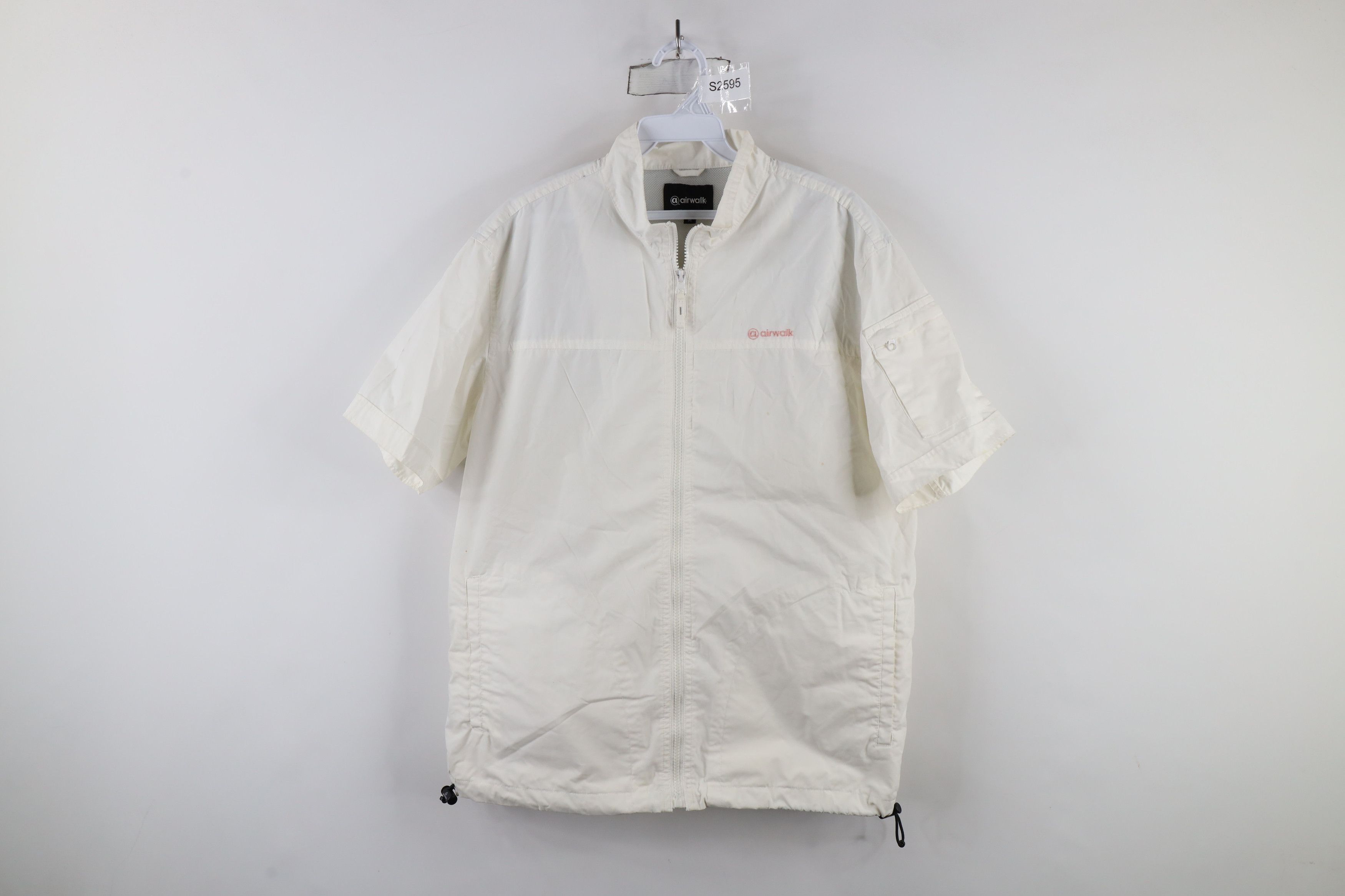 Airwalk × Vintage Vintage 90s Airwalk Skateboarding Short Sleeve Zip Jacket Size US M / EU 48-50 / 2 - 1 Thumbnail