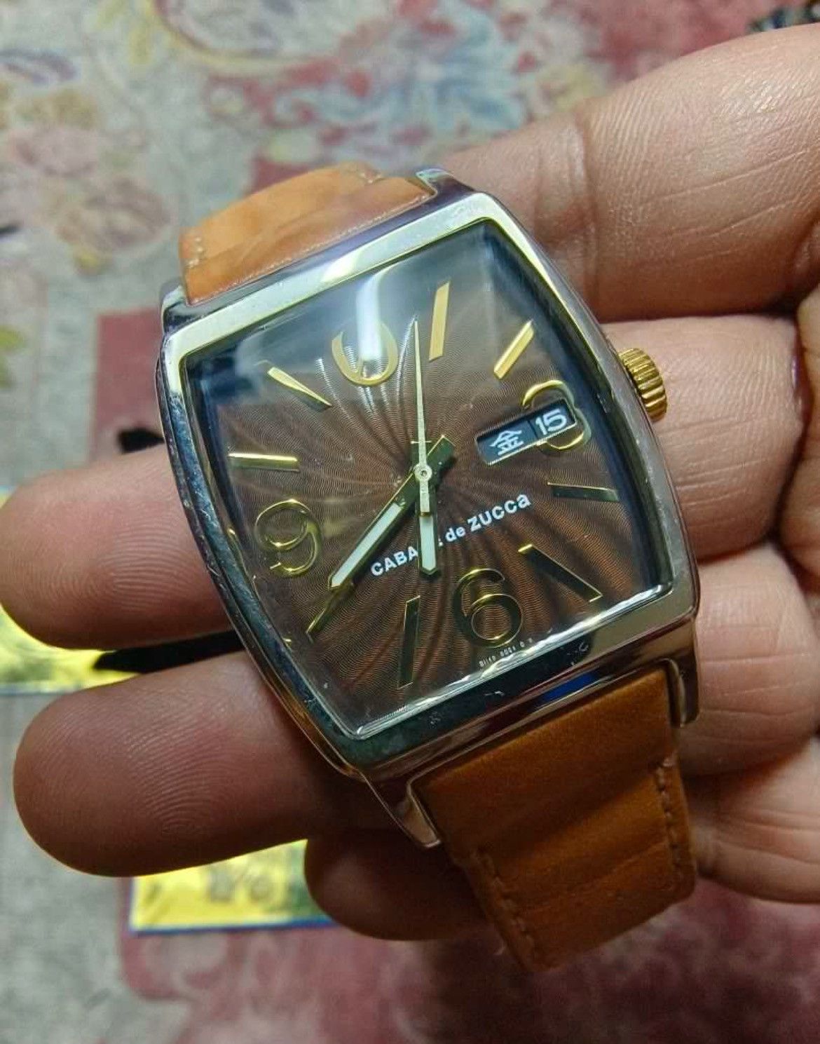 CABANE de ZUCCa Authentic Cabane de Zucca Brown Leather Watch Size ONE SIZE - 3 Thumbnail