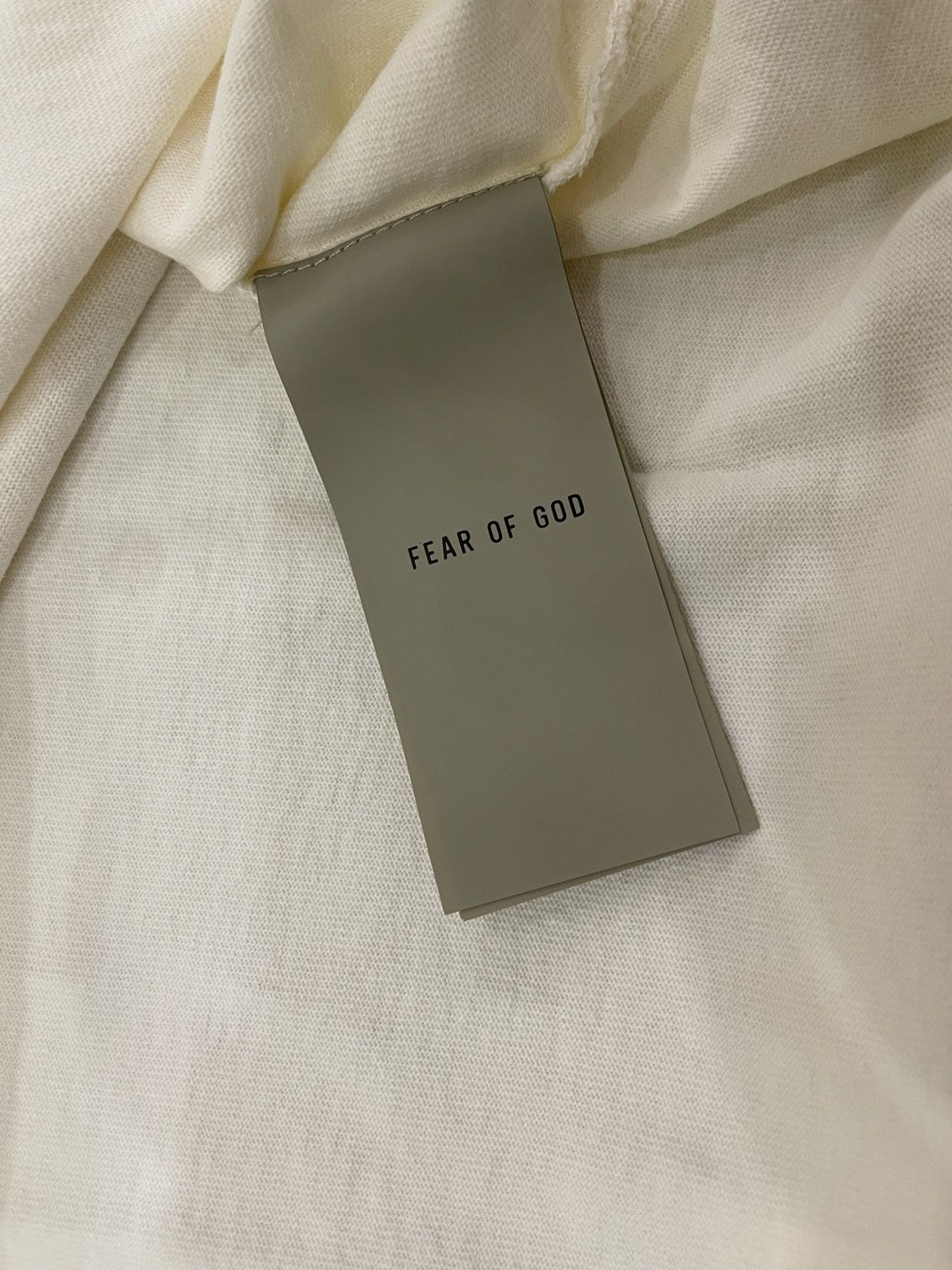 Designer × Fear of God Fear Of God logo black print oversize short sleeve tee Size US S / EU 44-46 / 1 - 9 Thumbnail