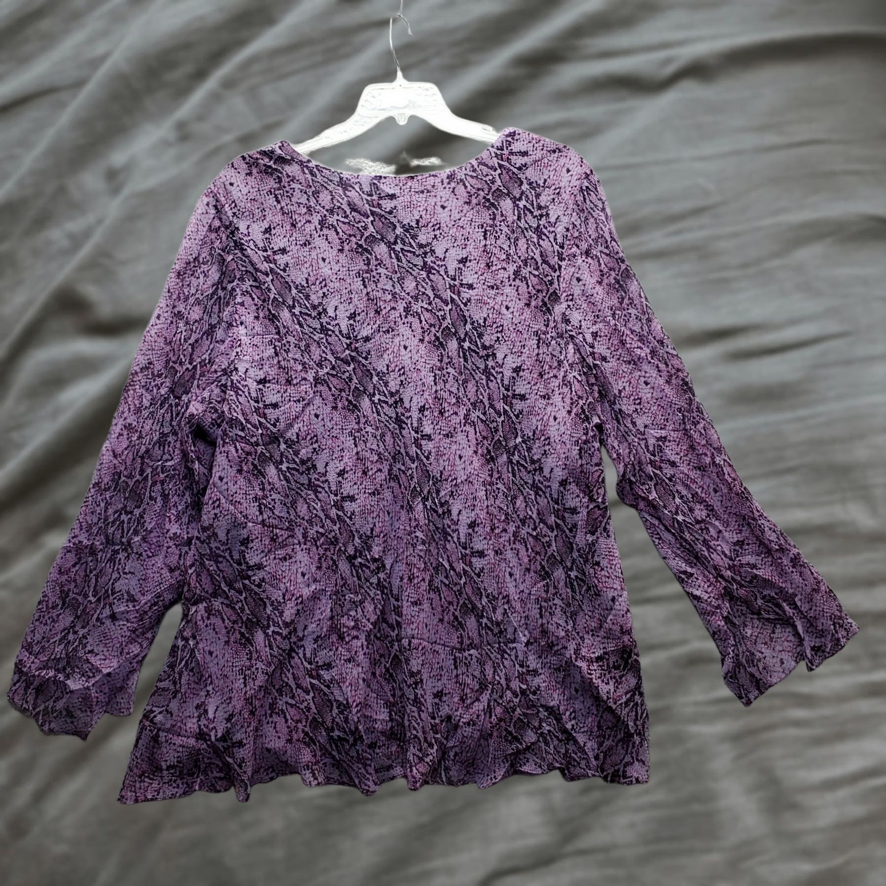 Bob Mackie Bob Mackie Silk Tunic Top Womens 4X Multi Animal Print Sequin Shoulder Pullover Size XXL / US 16-18 / IT 52-54 - 1 Thumbnail