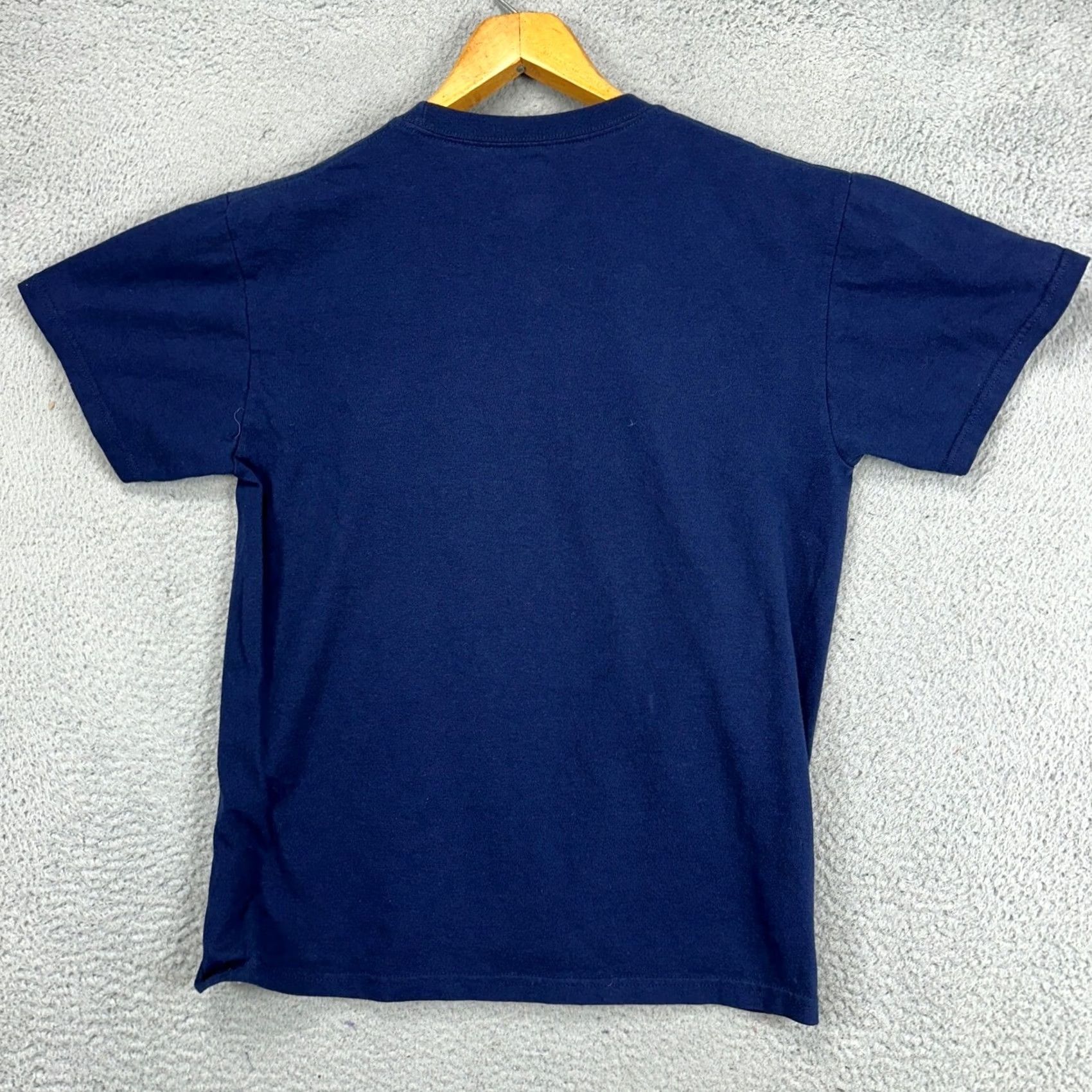 Vintage Genuine Merchandise New York Yankees Tee Mens Medium Blue Short Sleeve Crew Neck T-Shirt Breathable Cotton Size US 31 - 3 Thumbnail
