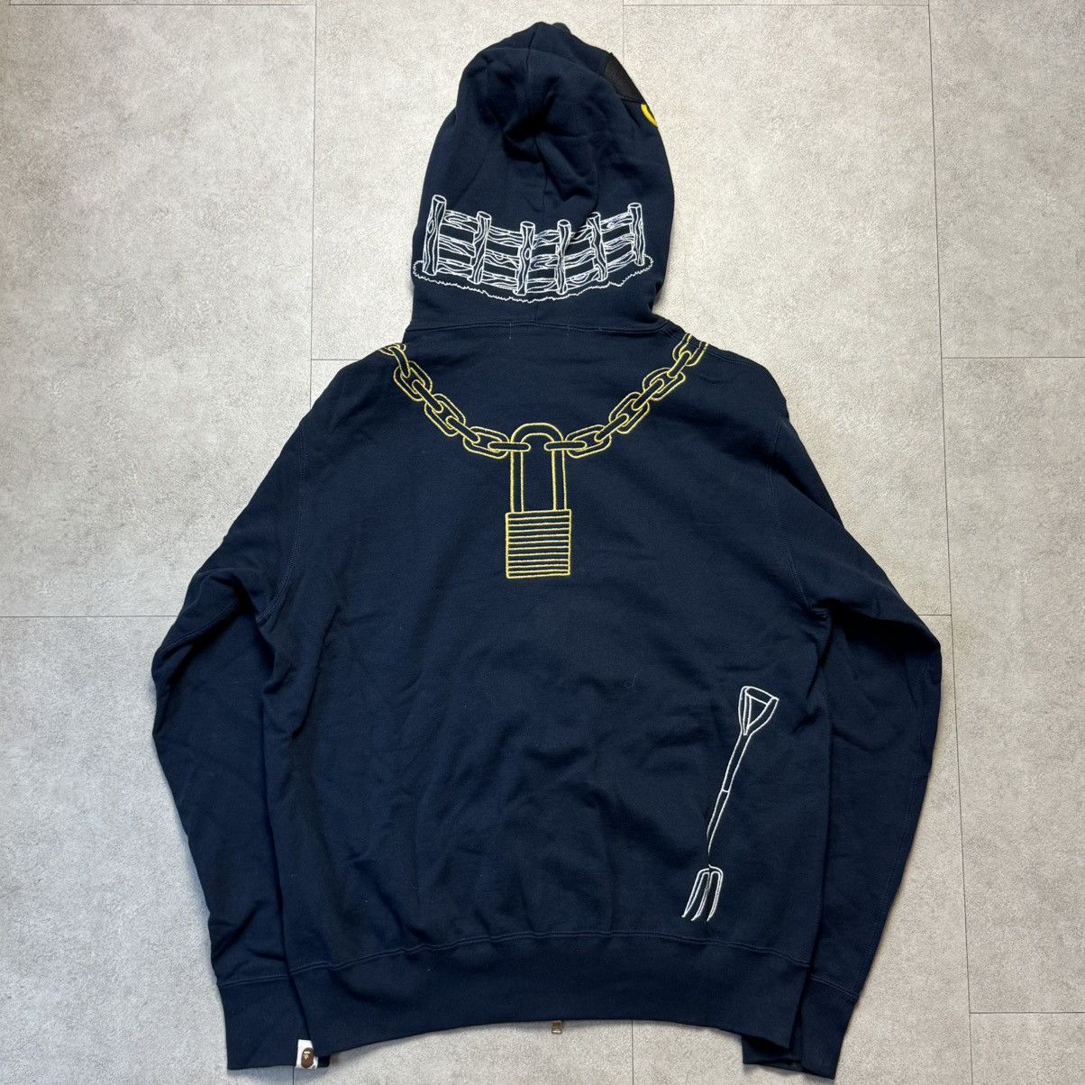 Bape Bape Holstein Cow Full Zip Shark Hoodie Size US M / EU 48-50 / 2 - 3 Thumbnail