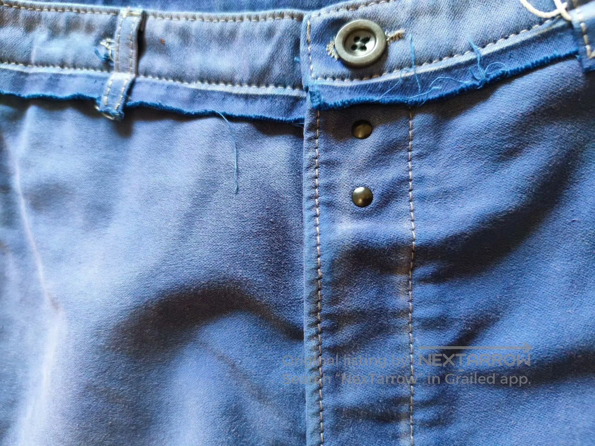 Maison Margiela Maison Margiela Distressed Blue Purple Shorts. Size US 30 / EU 46 - 6 Thumbnail