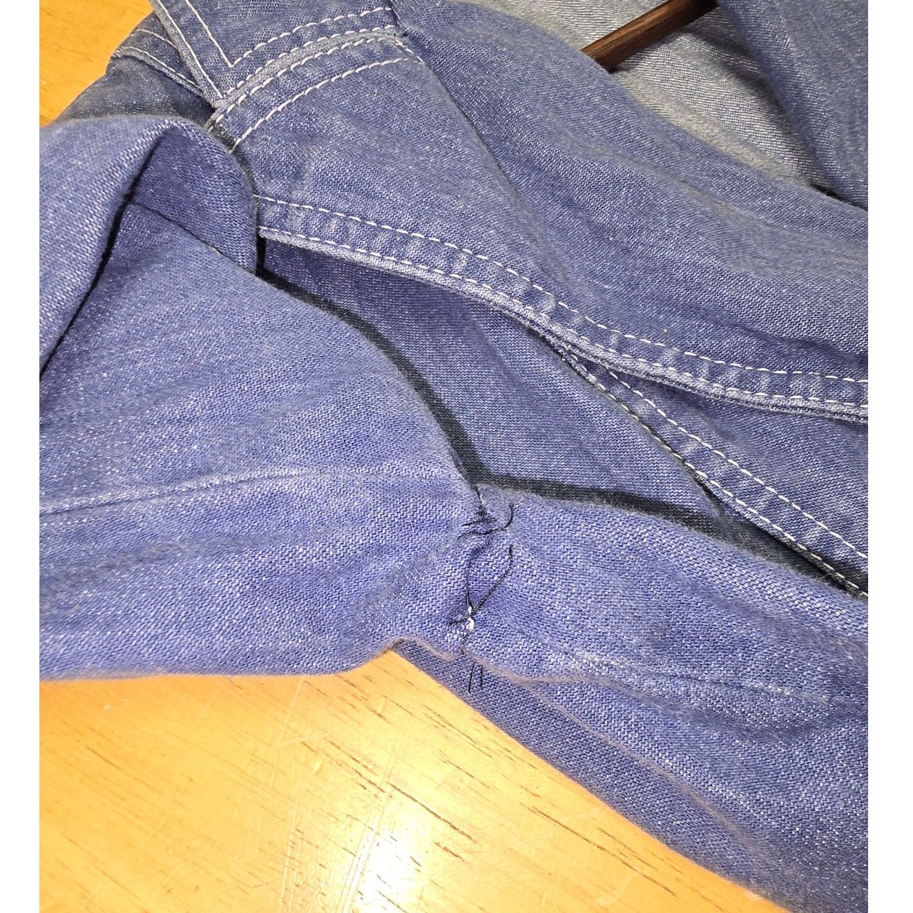 Vintage Vintage Denim Blazer Jacket Whip-O-Will Western Chore Coat Size S / US 4 / IT 40 - 6 Thumbnail