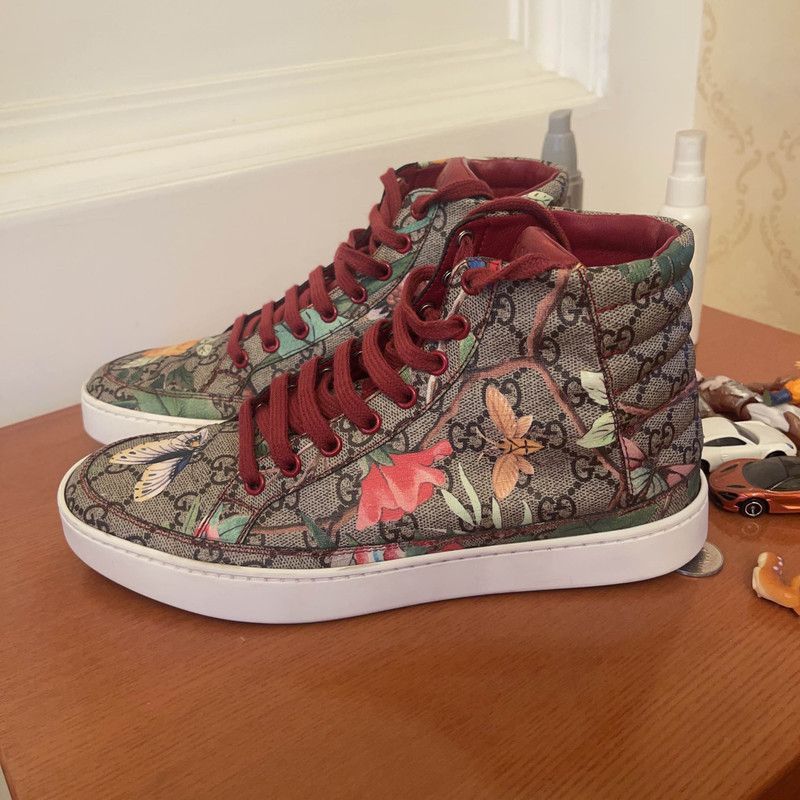 Gucci GG Supreme Tian High Top Sneakers