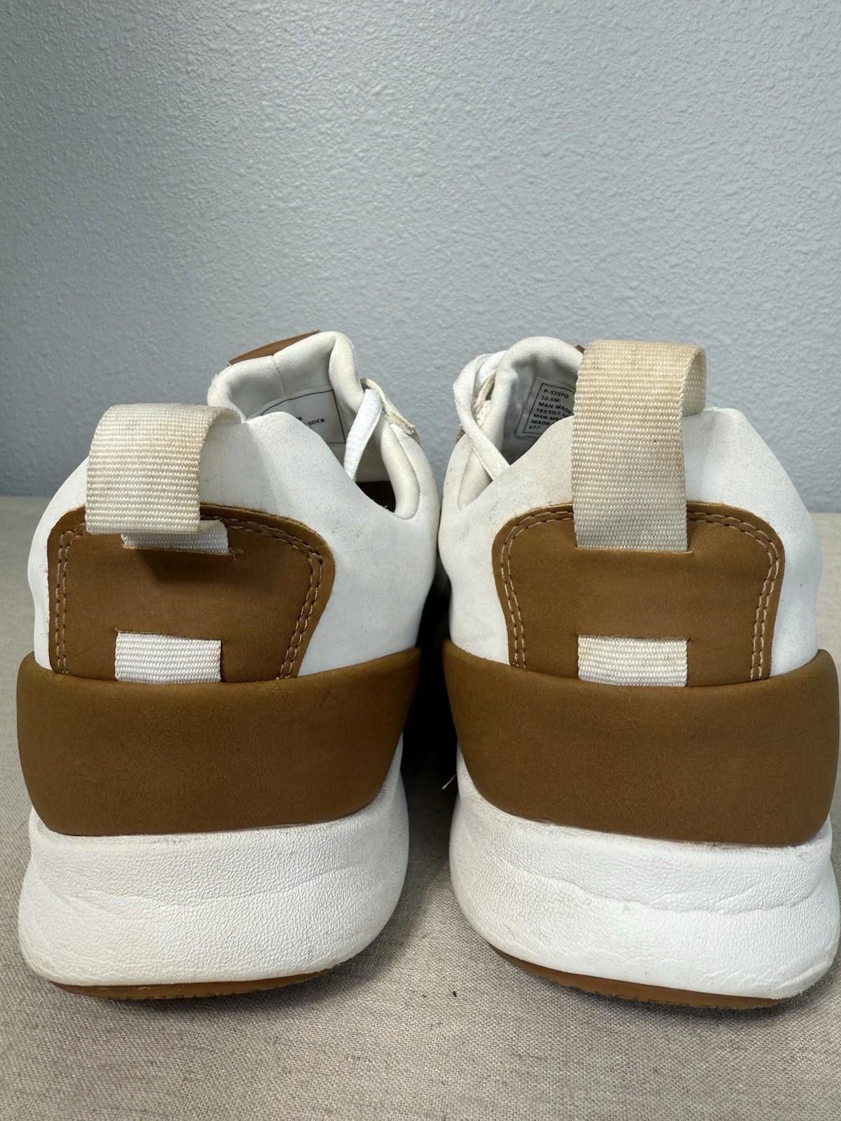 Steve Madden Steve Madden Mens White Synthetic Lifestyle Sneakers 10.5 Size US 10.5 / EU 43-44 - 4 Thumbnail
