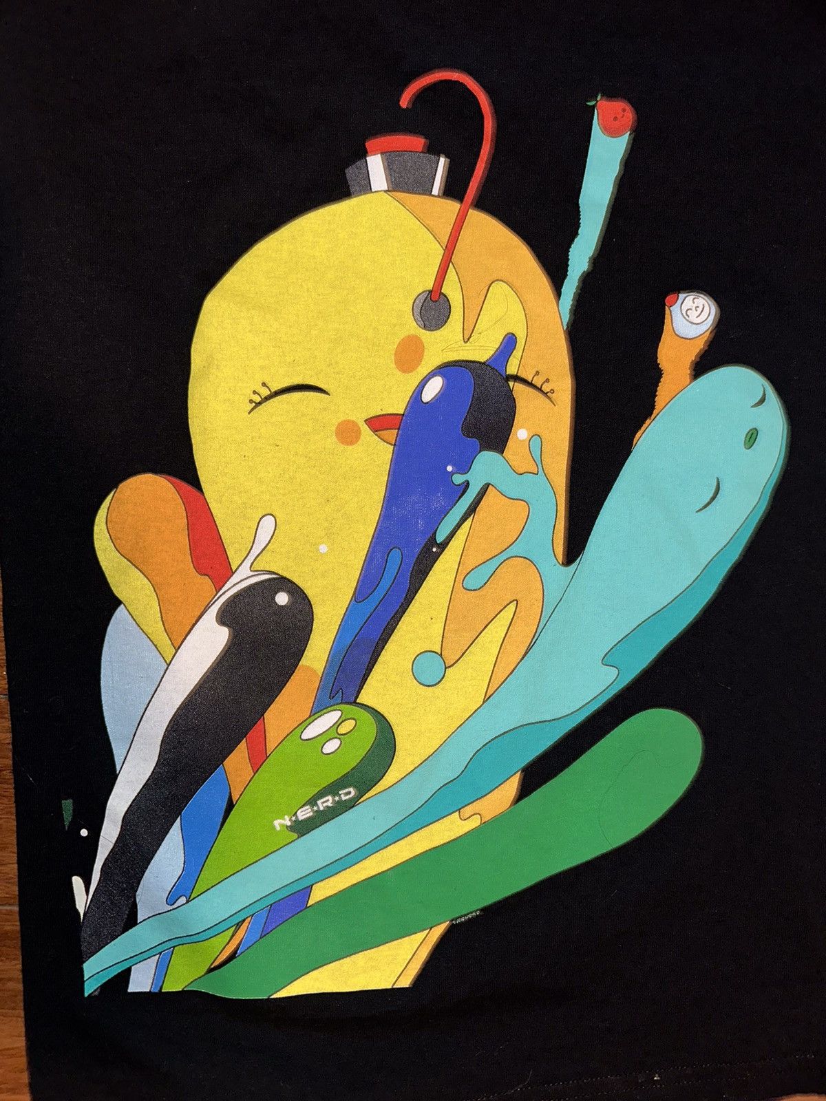 Pharrell 2010 N.E.R.D t shirt Size US XXL / EU 58 / 5 - 2 Thumbnail