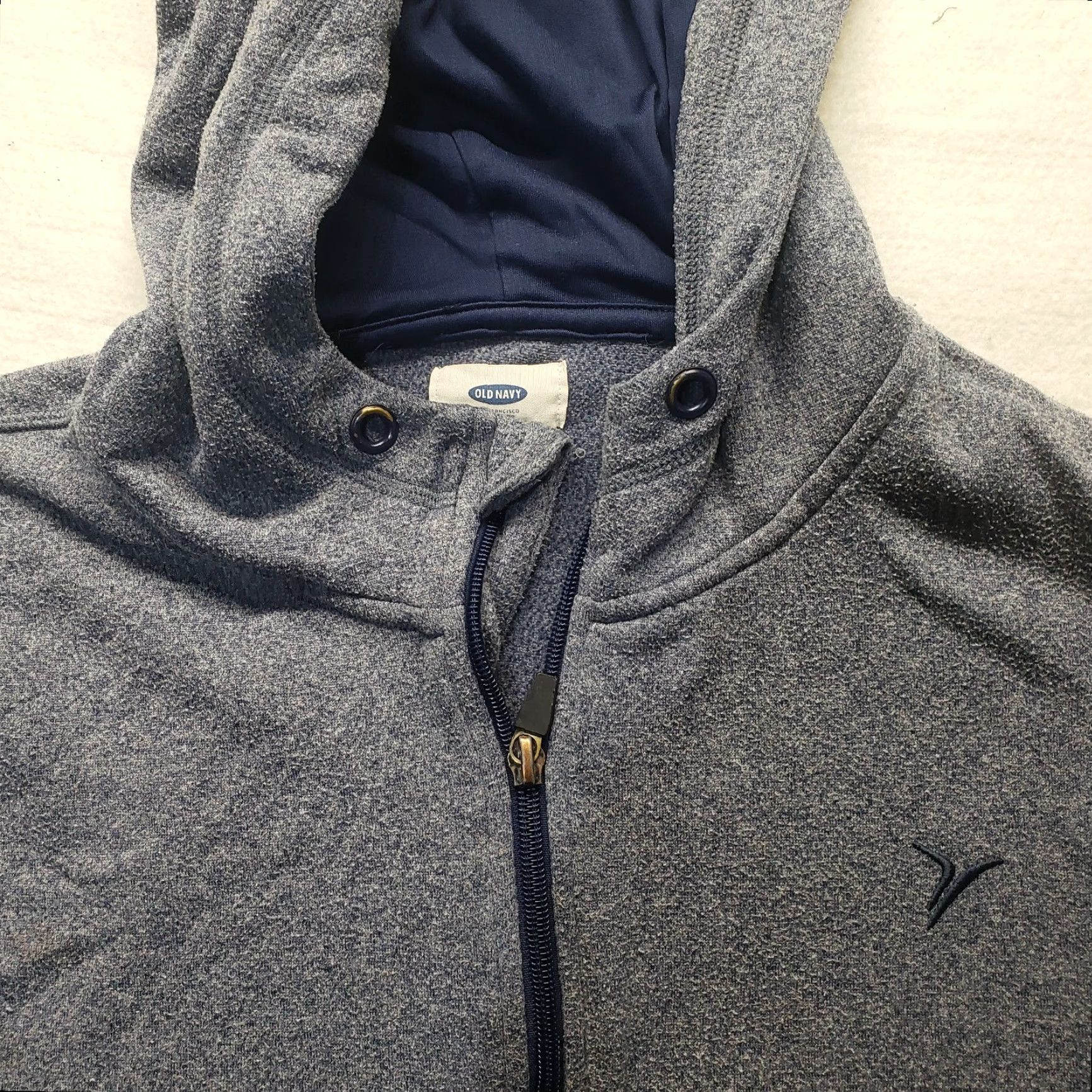 Old Navy Old Navy Hoodie Adult Women M Gray Logo Pullover Sweatshirt Long Sleeve Activewear Size M / US 6-8 / IT 42-44 - 2 Thumbnail