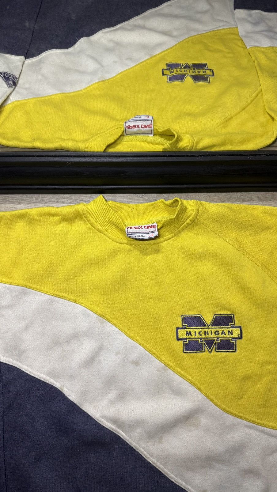 Apex One Vintage / Y2K 1990s Apex One Michigan Crewneck / Sweatshirt Size US L / EU 52-54 / 3 - 5 Thumbnail