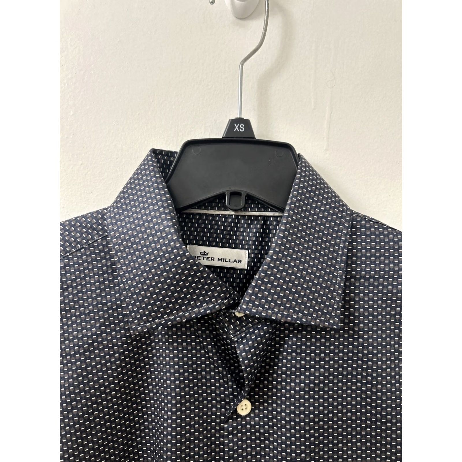 Peter Millar Peter Millar Shirt Mens Large Black Champagne Glass Button-Down Long Sleeve Size US L / EU 52-54 / 3 - 5 Thumbnail
