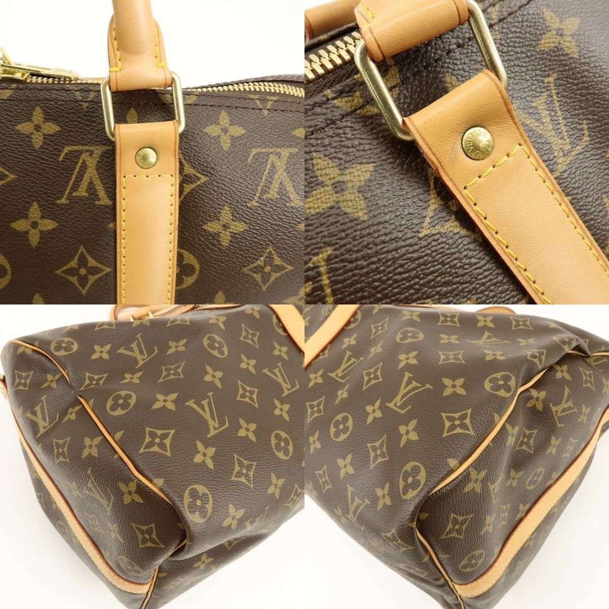 Louis Vuitton Louis Vuitton Monogram Keepall Bandouliere 50 Duffle Bag Size ONE SIZE - 5 Thumbnail