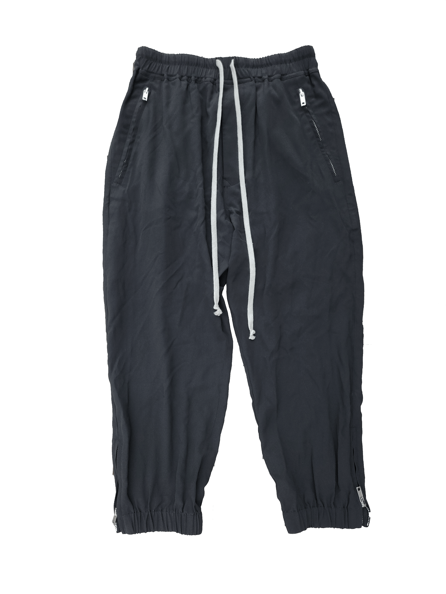 Rick Owens Rick Owens "Edfu" Cropped Track Trousers Size 26" / US 2 / IT 38 - 1 Thumbnail