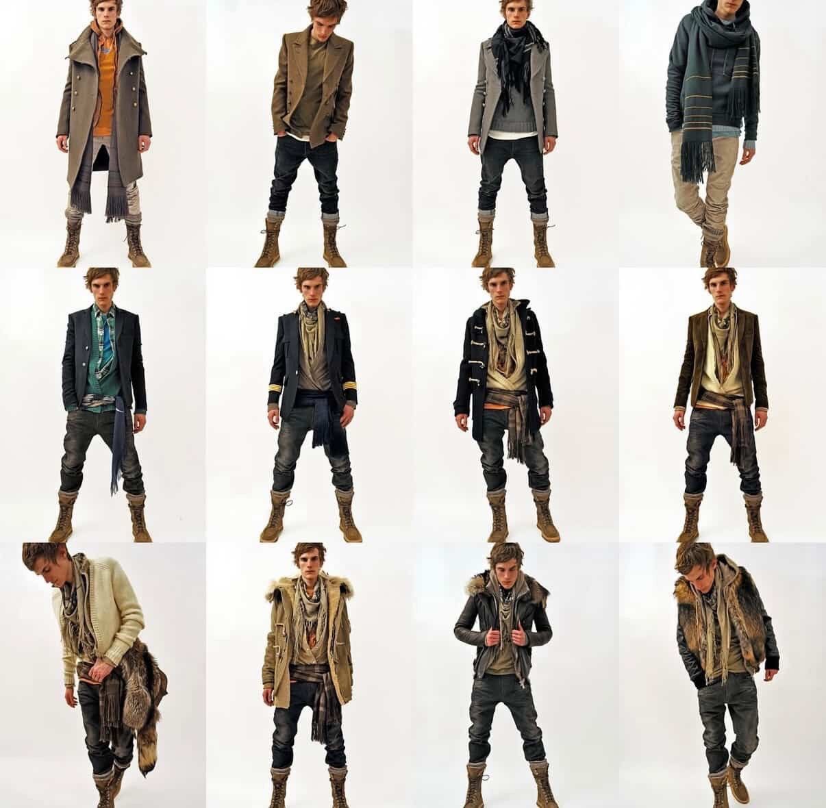 Balmain BALMAIN AW11 CHRISTOPHE DECARNIN CREPE BOOTS Size US 11 / EU 44 - 8 Thumbnail