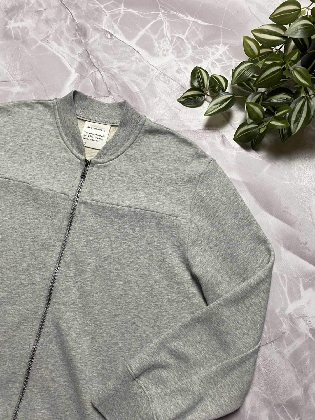Designer Armedangels Zip Sweatshirt Organic Cotton Minimalist Size M Size US M / EU 48-50 / 2 - 2 Thumbnail