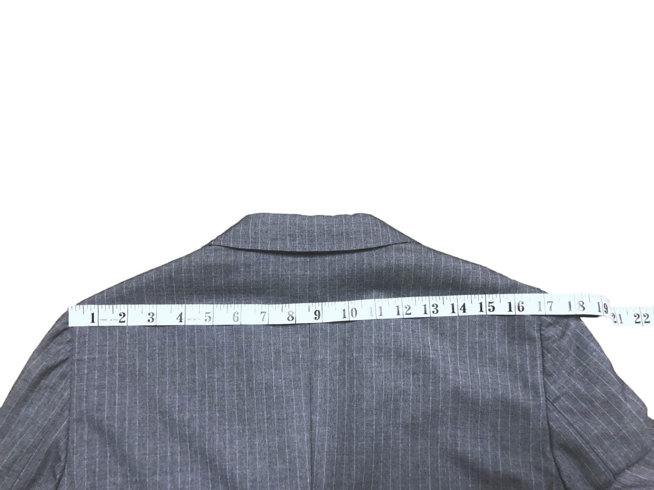 Boglioli Boglioli Blazer Coat Jacket Grey Stripe Size 40R - 19 Thumbnail