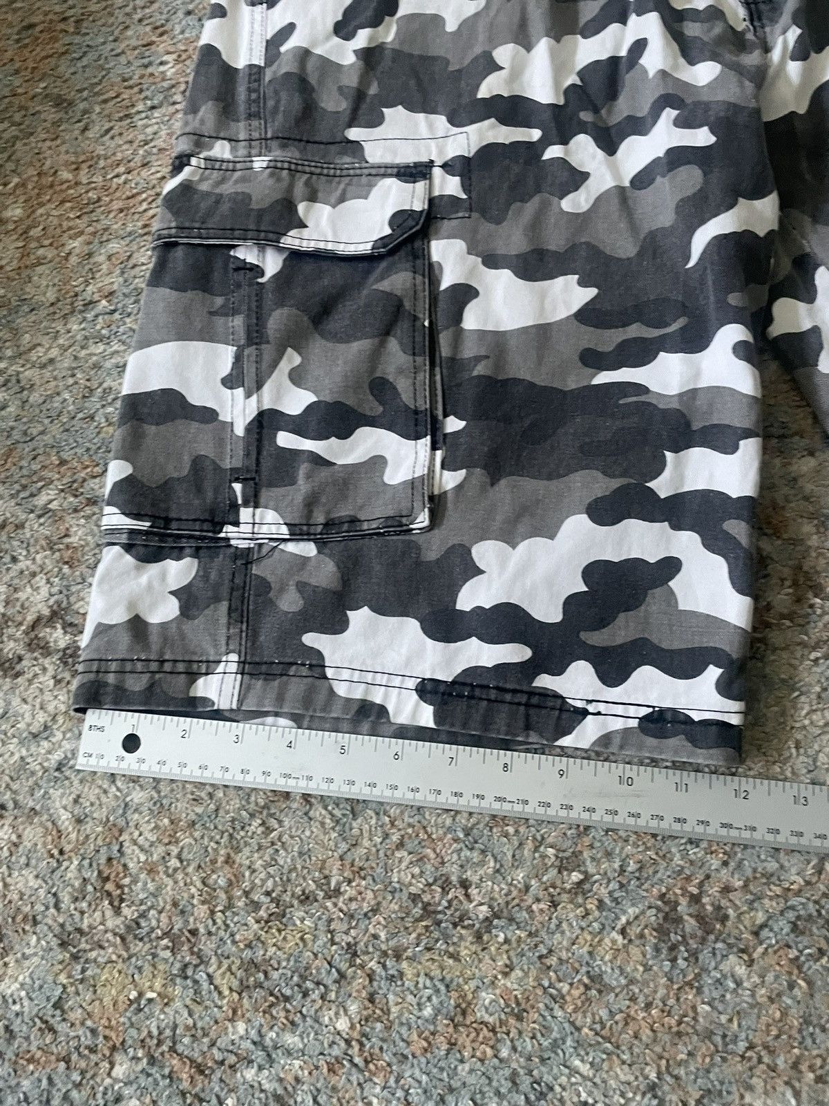 Dickies VTG Journeys Camo Shorts Faded 38 Black Grey White Size US 32 / EU 48 - 6 Thumbnail