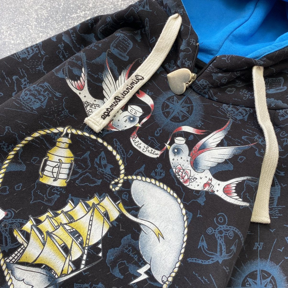 Criminal Damage Vintage Criminal Damage Ed hardy style y2k Japan hoodie Size M / US 6-8 / IT 42-44 - 3 Thumbnail
